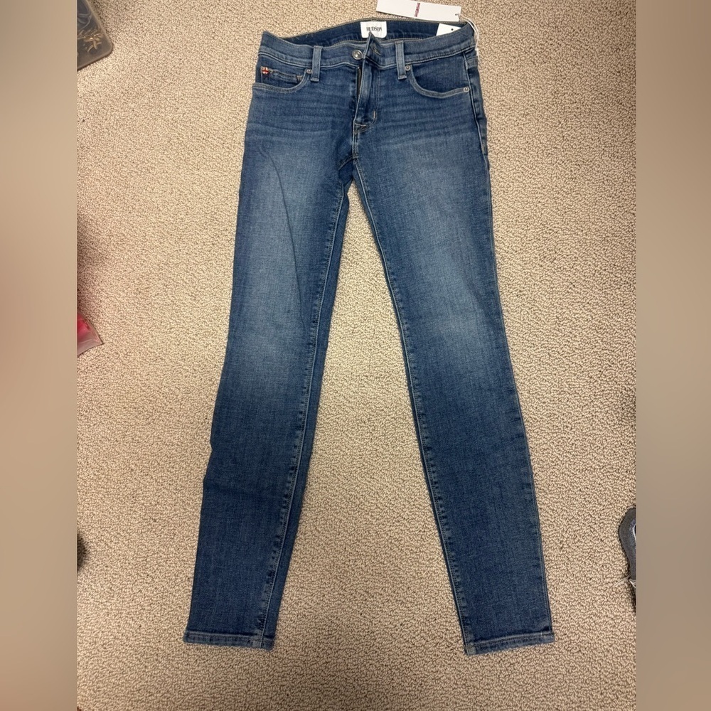HUDSON KRISTA LOW RISE SKINNY JEANS